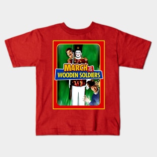 March of the wooden Soldiers  Laurel and Hardy Movie Poster Kids T-Shirt